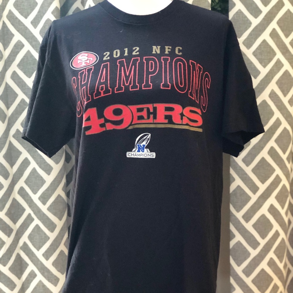 Black 49ers championship shirt